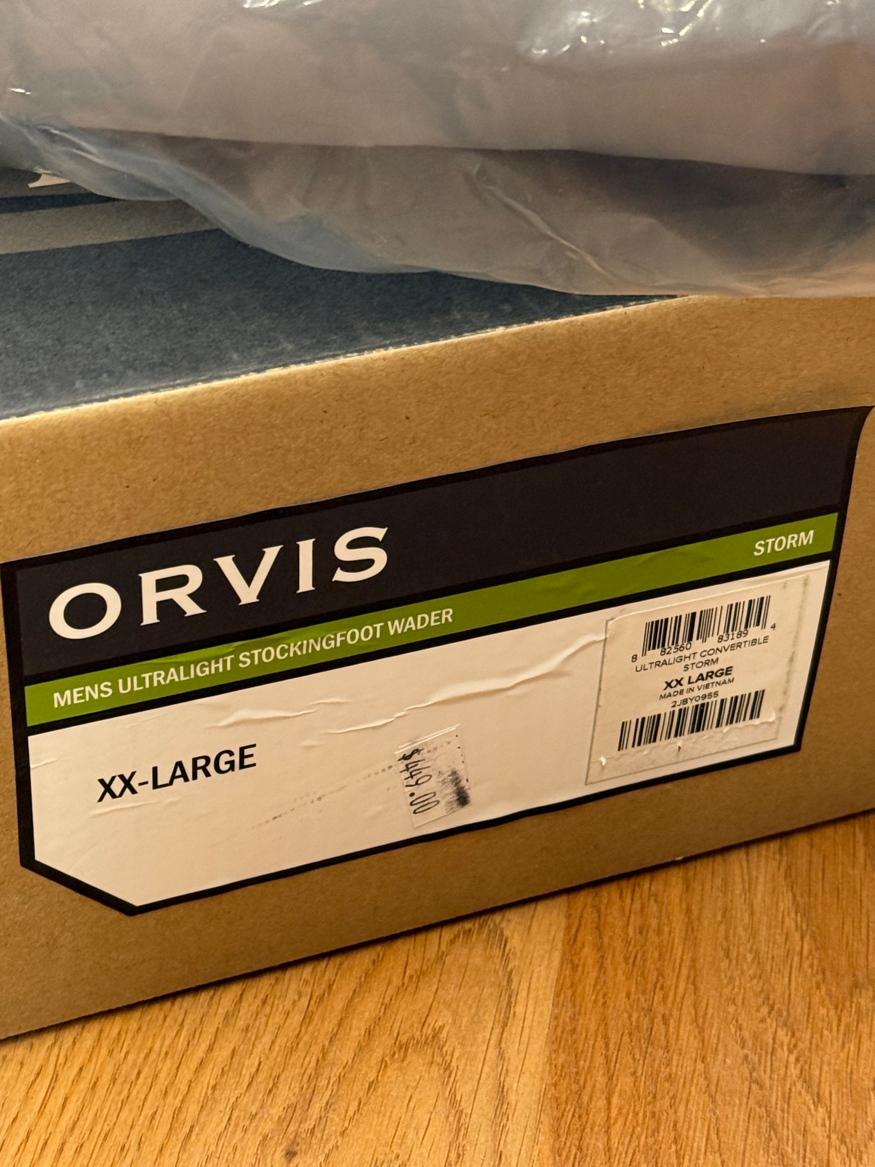 Orvis Mens Ultralite Stockingfoot wader XX-Large 30% OFF CLEARANCE SALE