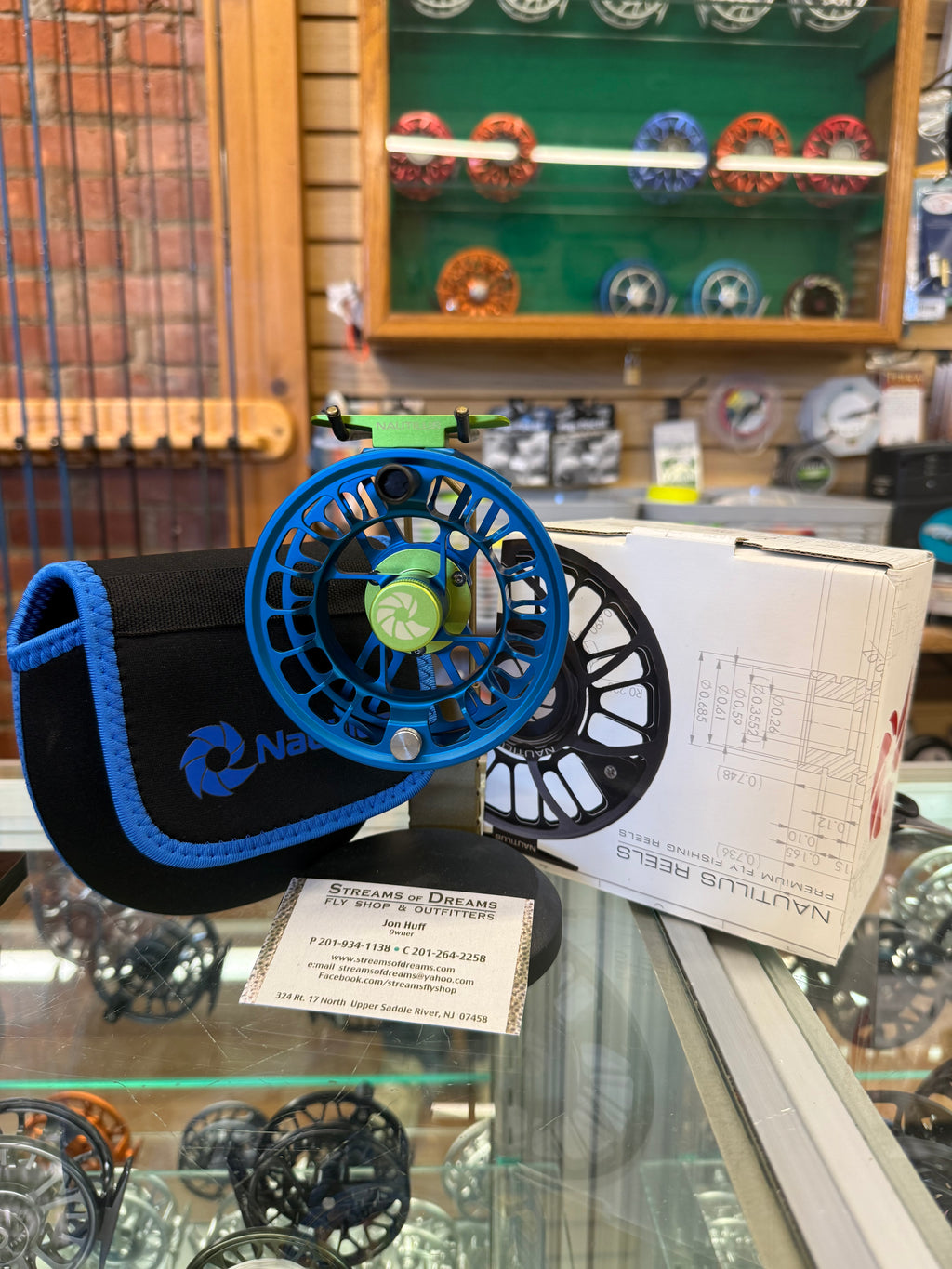 Nautilus XL Blue W/ Lime hardware - Solid Condition - 25% OFF