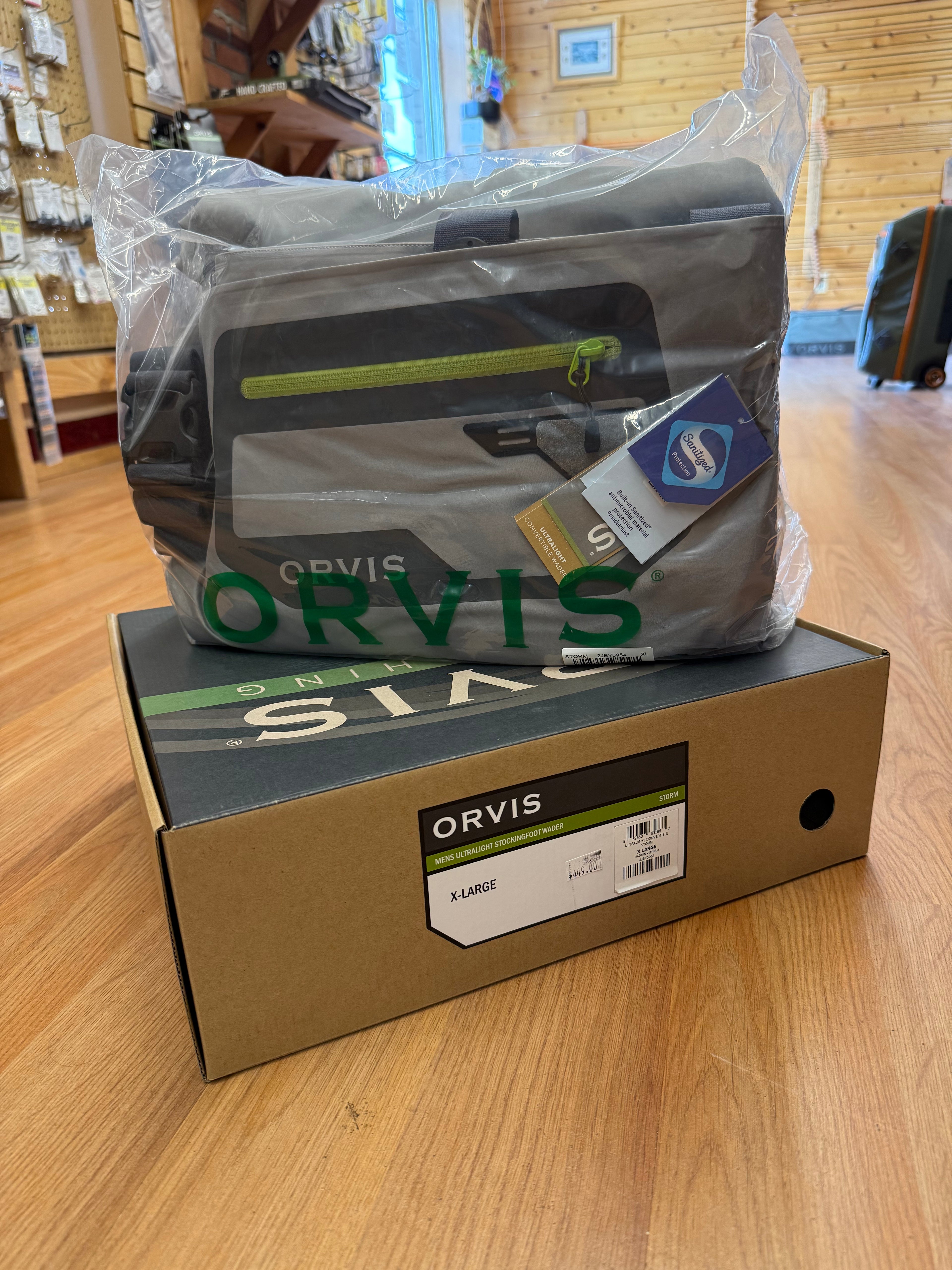 Orvis Mens Ultralite Stockingfoot wader X-Large 30% OFF CLEARANCE SALE