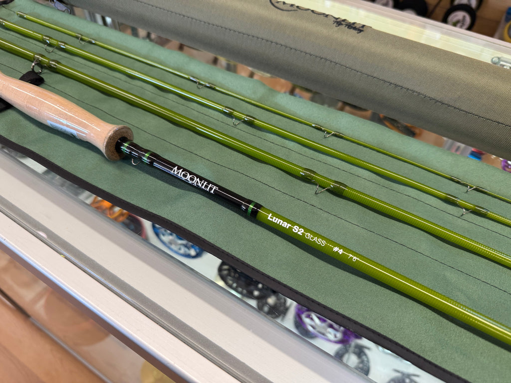 Moonlit Lunar S2 Glass 7'6" 4wt Fly Rod - BRAND NEW CONDITION - Wrapped