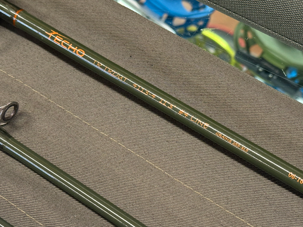 Echo TR Trout spey 11'3 4wt trade in 25% OFF MINT CONDITION (NO TUBE)