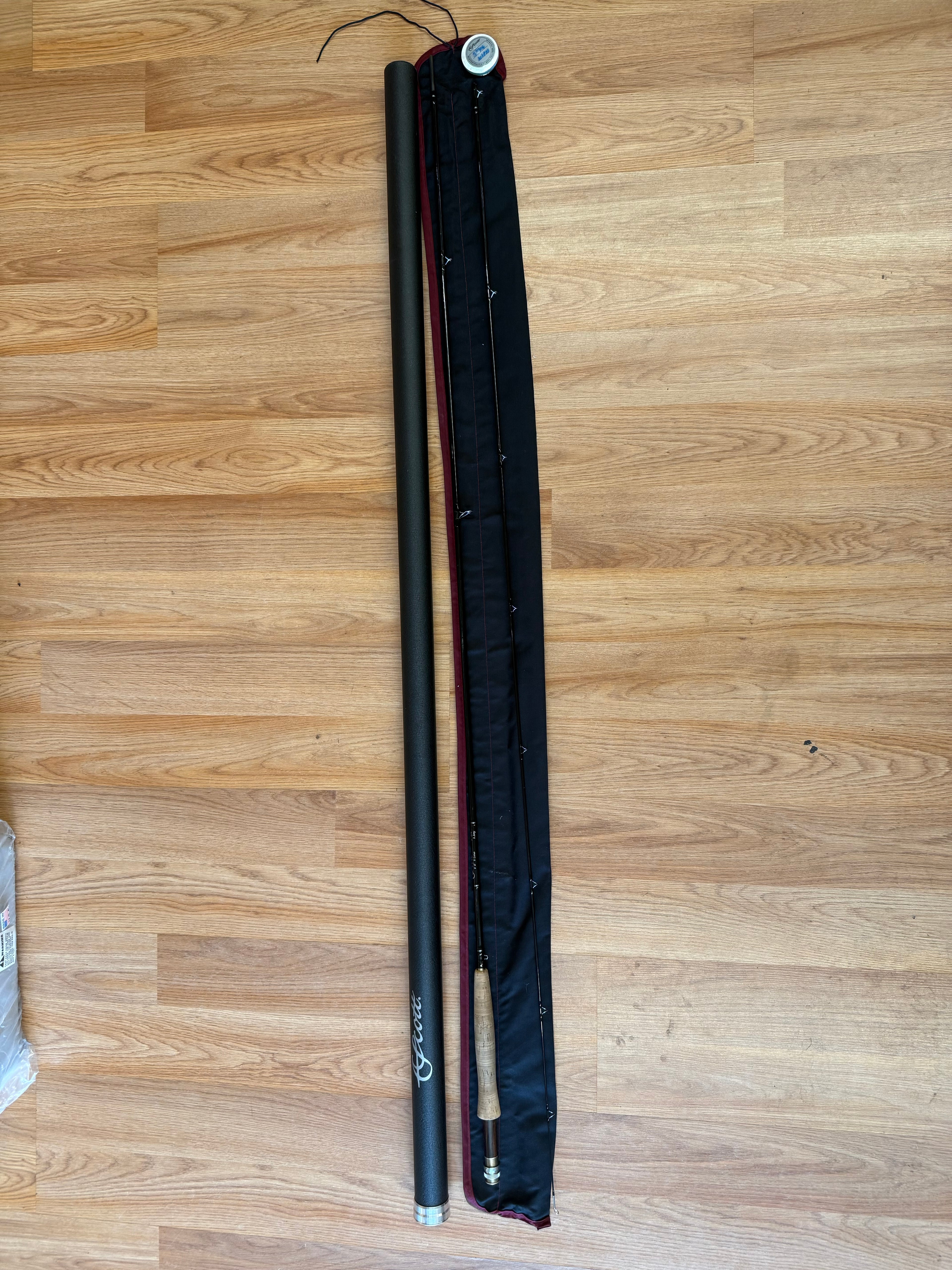 Scott S3 9ft 6wt 2pc Fly rod !MINT CONDITION!