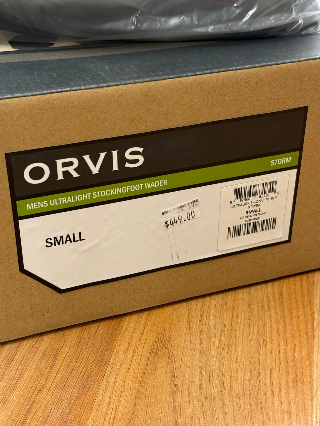 Orvis Mens Ultralite Stockingfoot wader Small 30% OFF CLEARANCE SALE