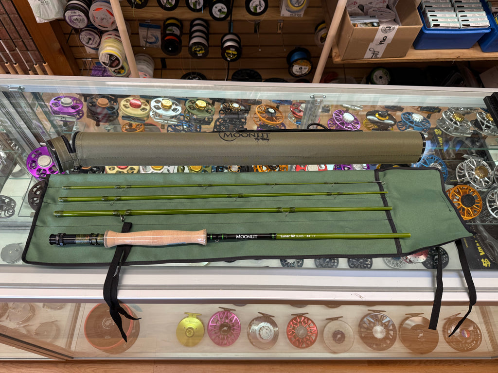 Moonlit Lunar S2 Glass 7'6" 4wt Fly Rod - BRAND NEW CONDITION - Wrapped