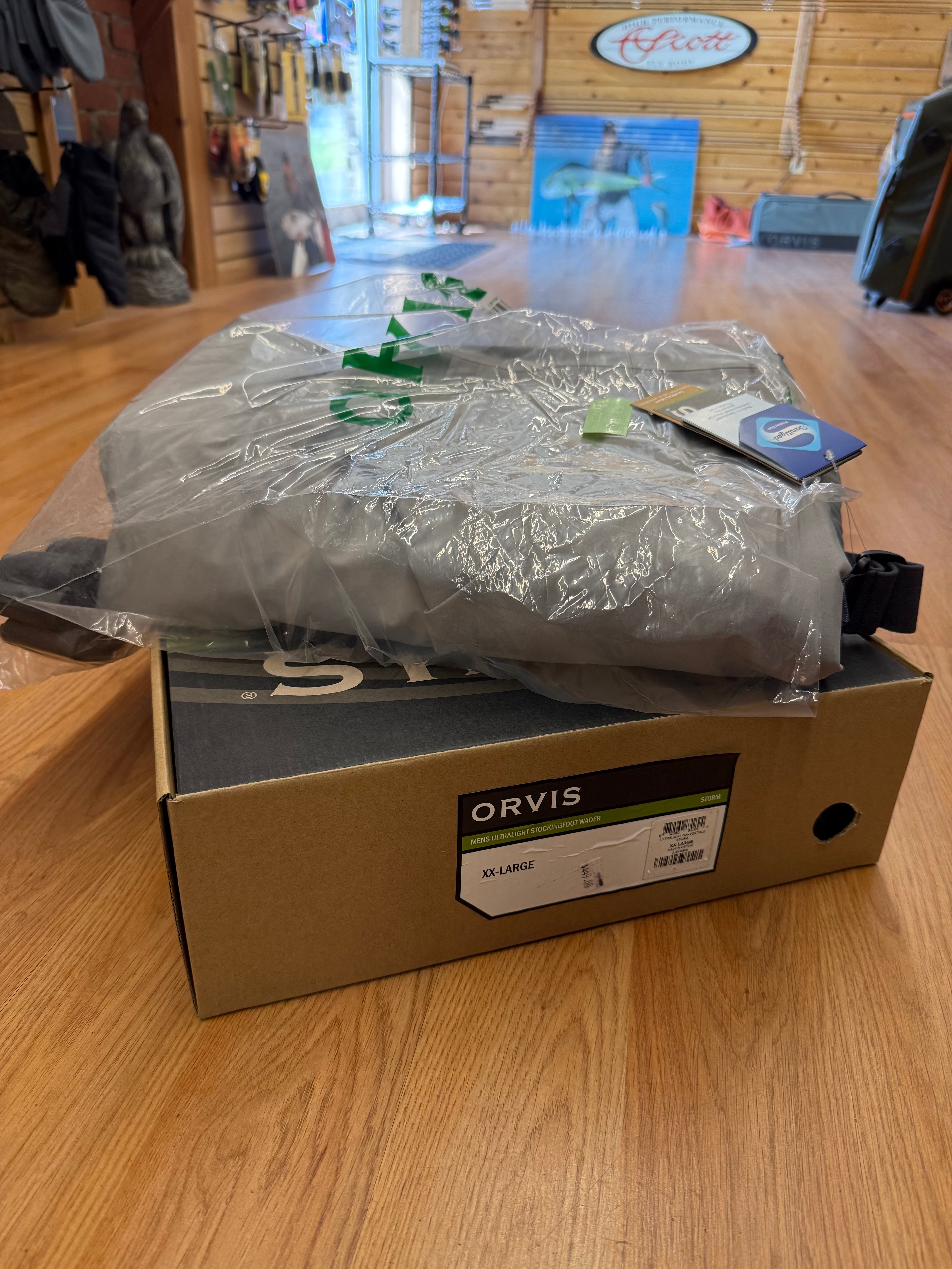Orvis Mens Ultralite Stockingfoot wader XX-Large 30% OFF CLEARANCE SALE