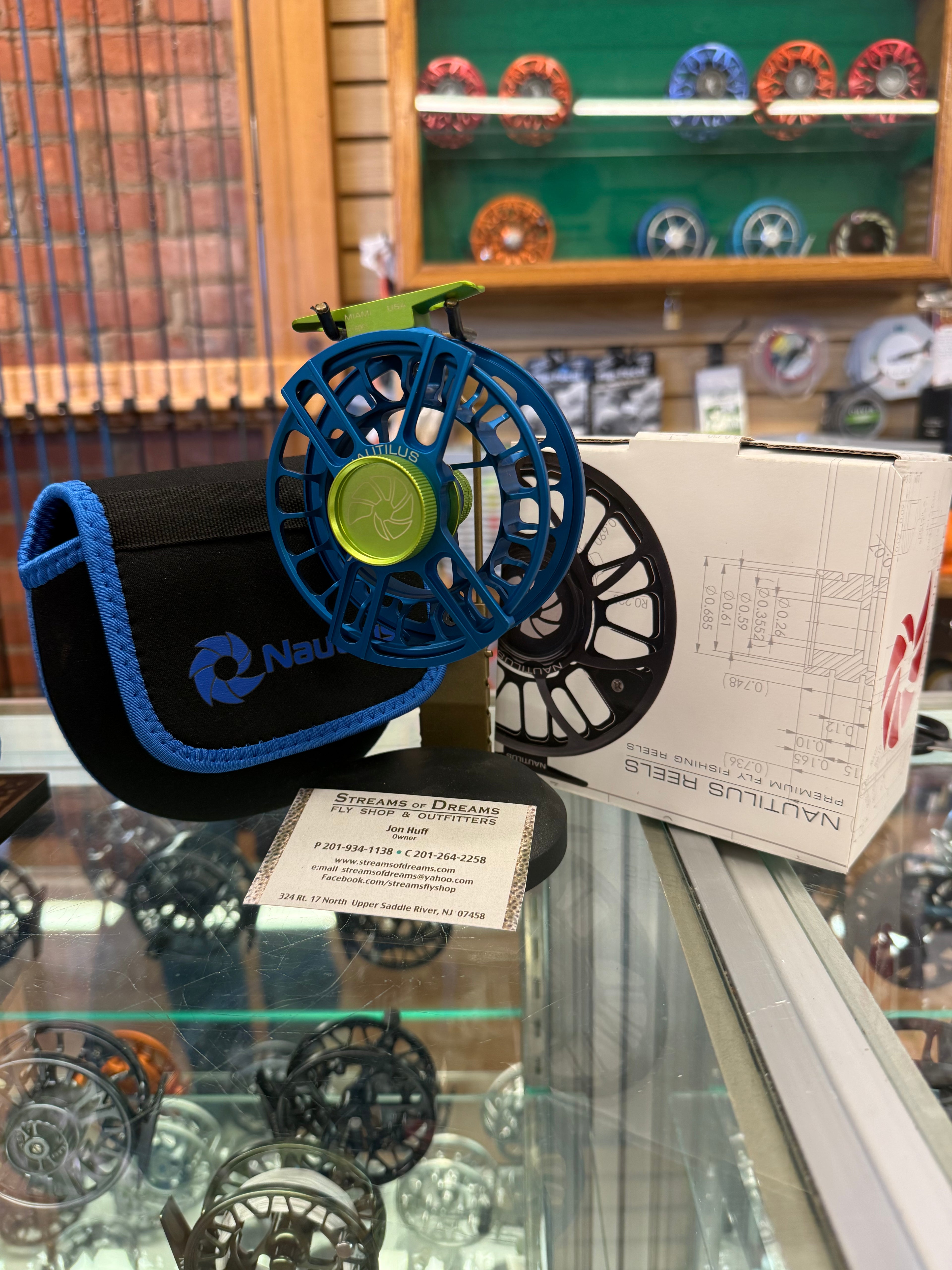 Nautilus XL Blue W/ Lime hardware - Solid Condition - 25% OFF