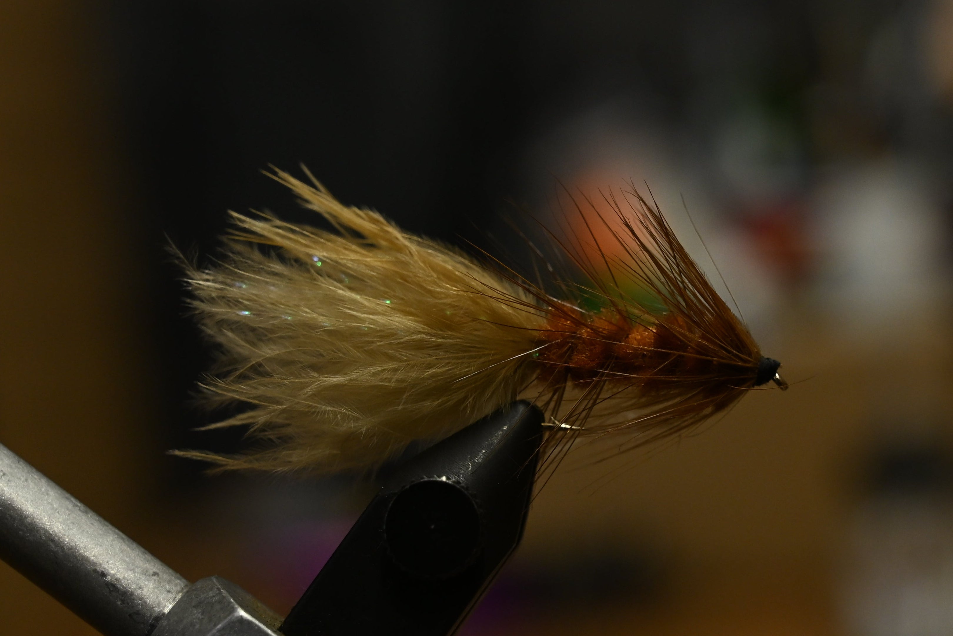 Ginger Wooly Bugger - Staff tied