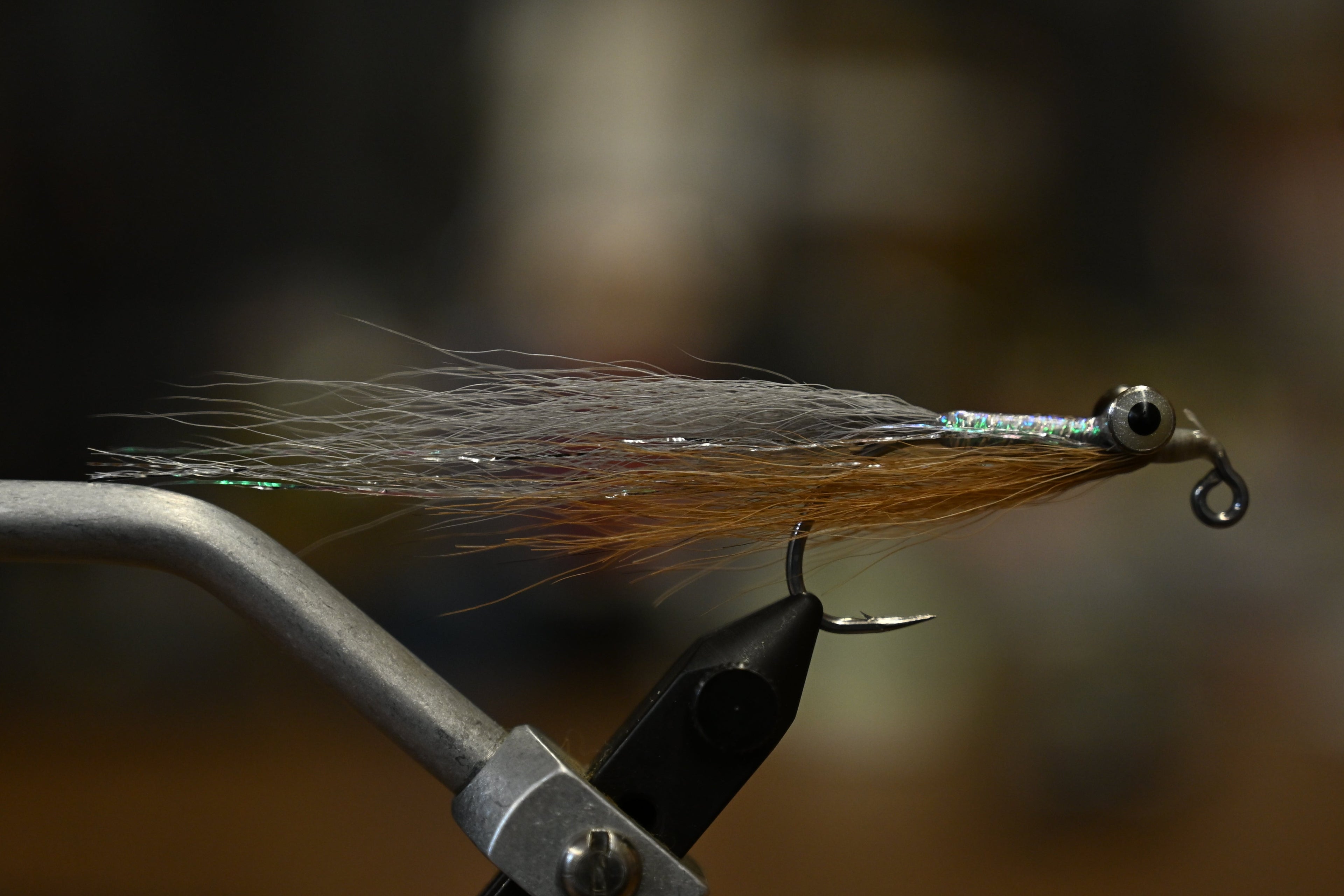 Jig Baitfish Clouser Grey Brown Sz 1 - Staff Tied
