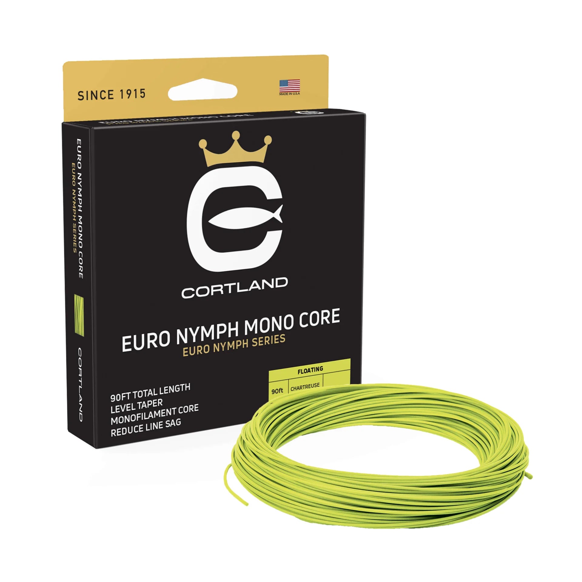 Cortland Hi-Vis Euro Nymph Mono Core Lines