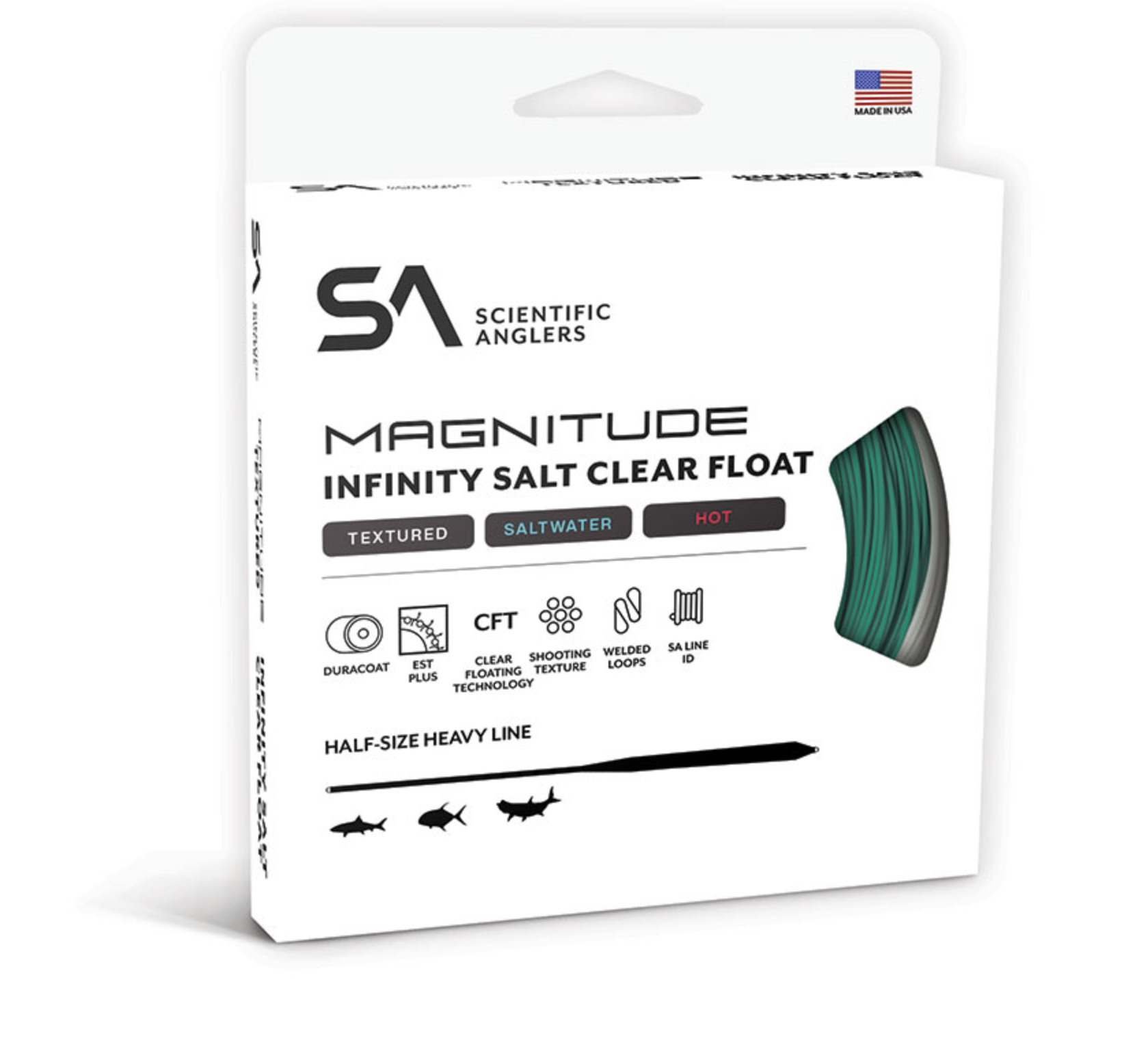 Scientific Anglers Magnitude Textured Infinity Salt Full Clear
