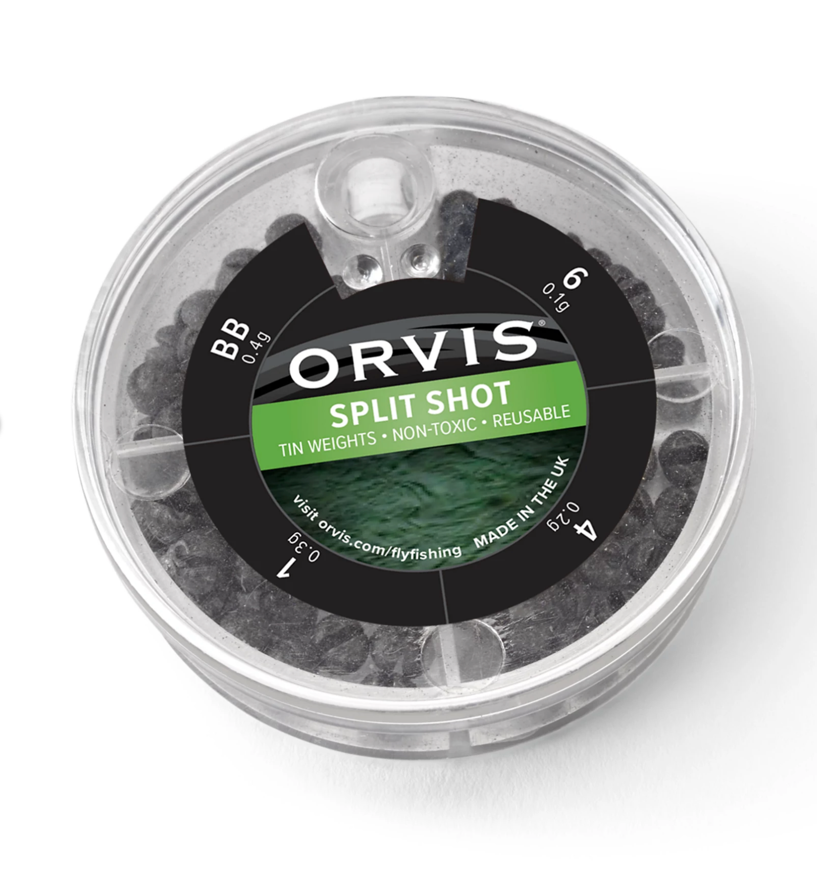 Orvis Non-Toxic Split Shot - 4 - 6 Sizes
