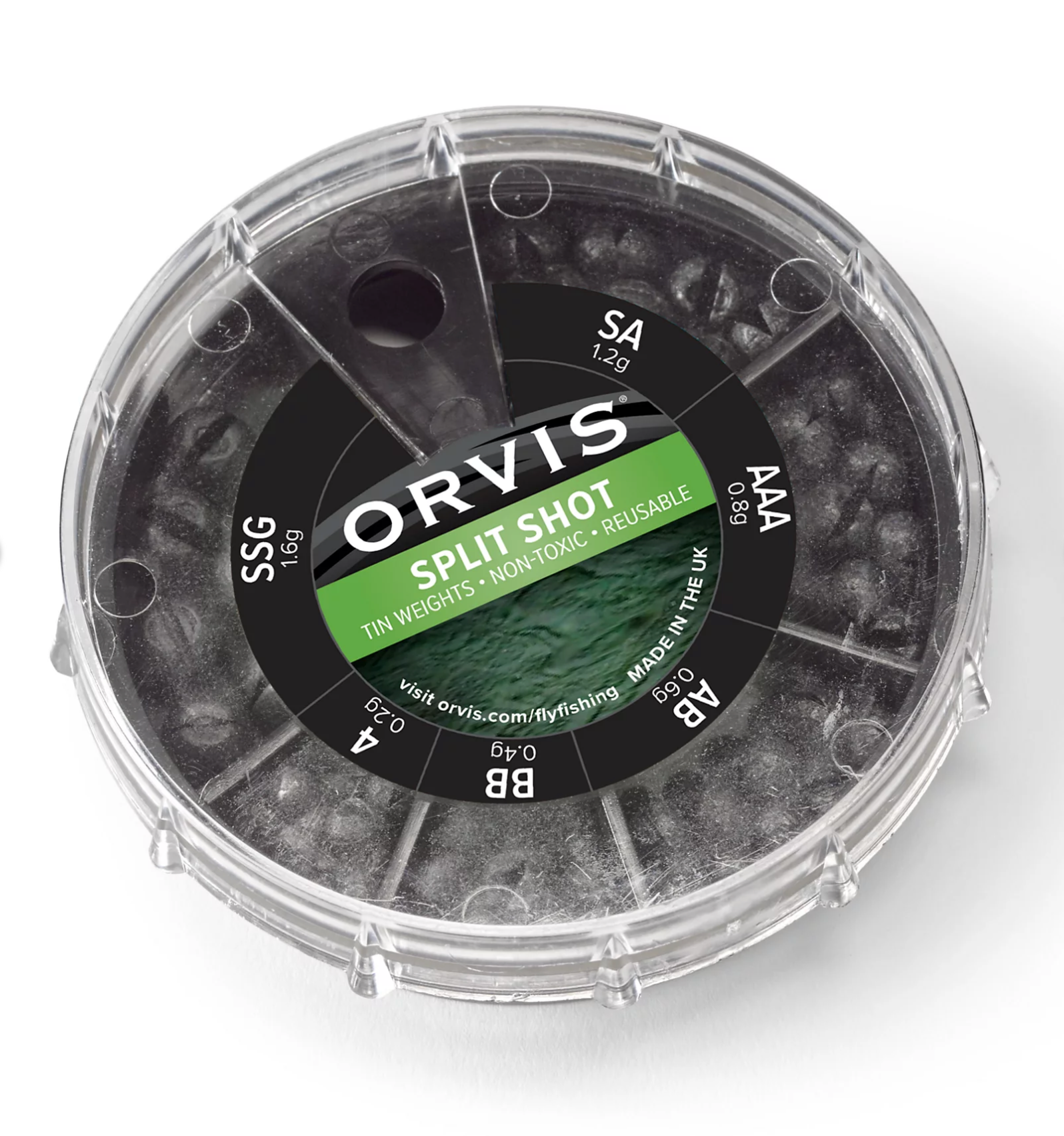 Orvis Non-Toxic Split Shot - 4 - 6 Sizes