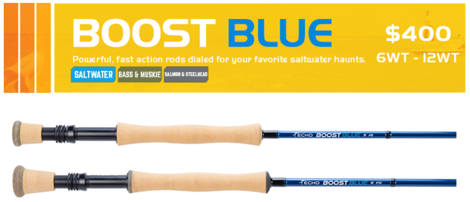 Echo Boost Blue Rods