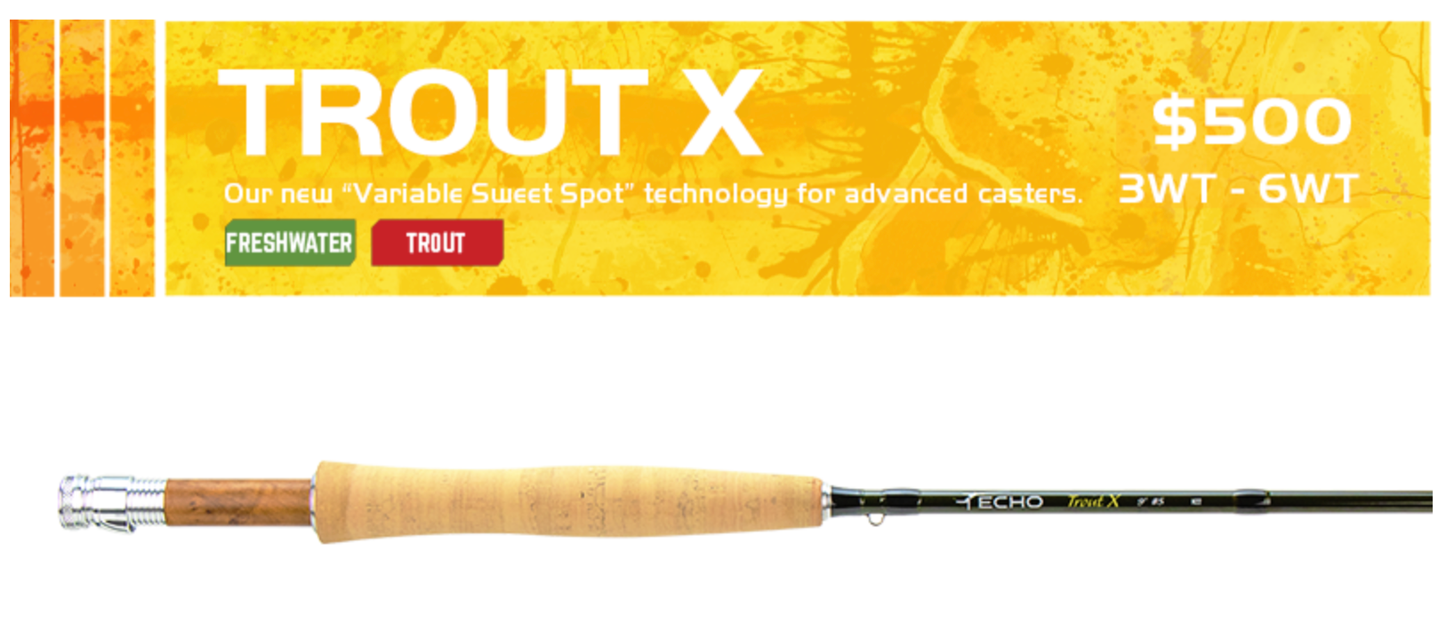 Echo Trout X rods