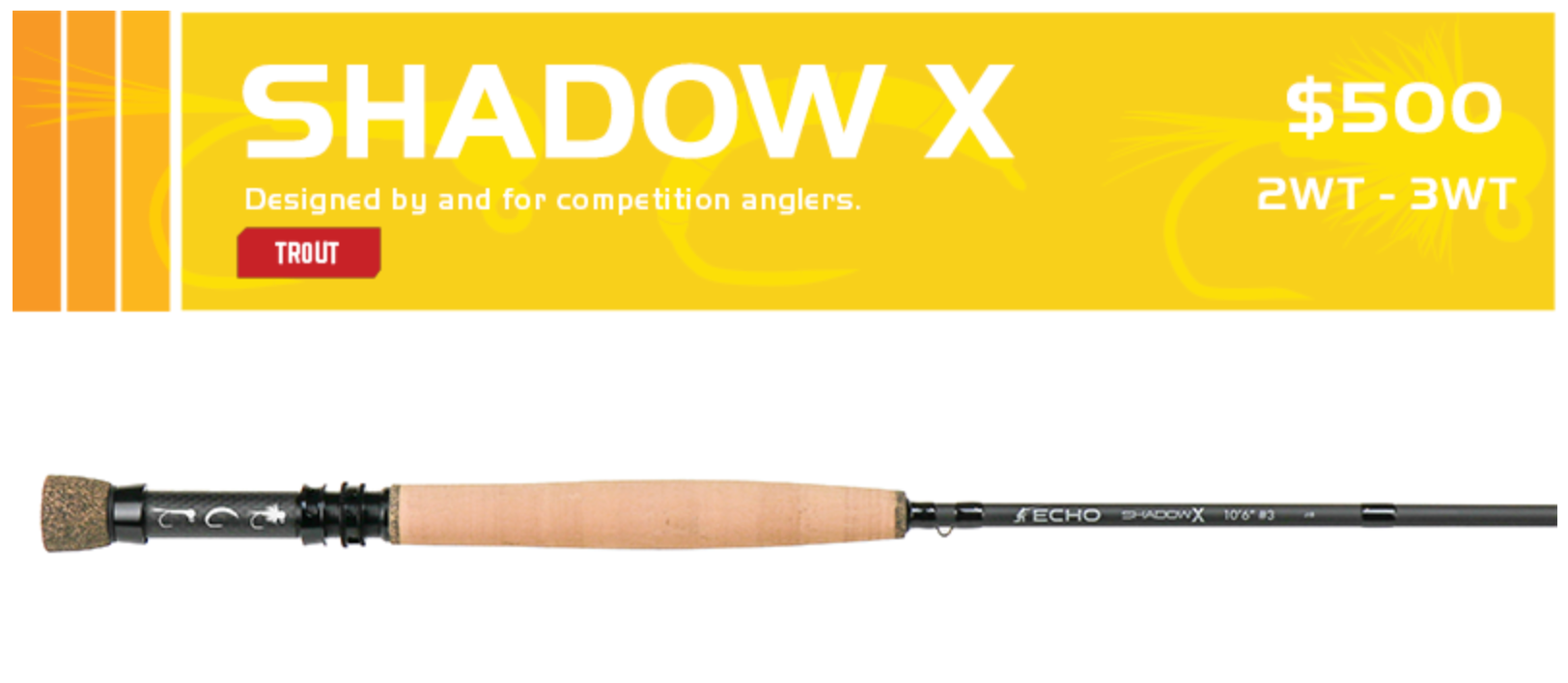 Echo Shadow X rods