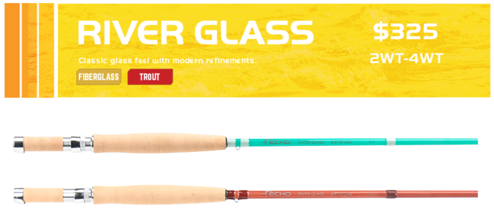 Echo River Glass rods