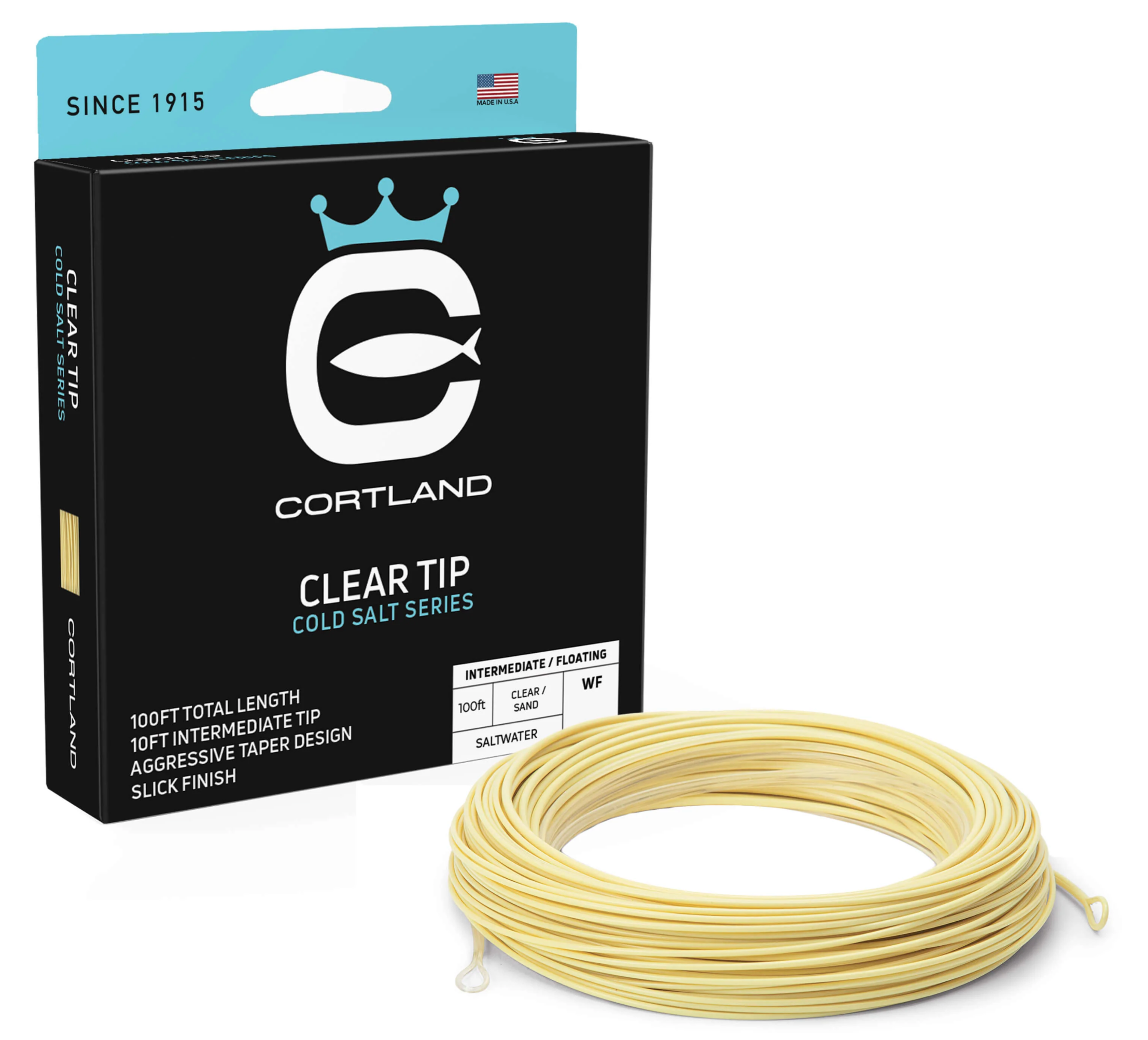 Cortland Cold Salt Clear Tip Line