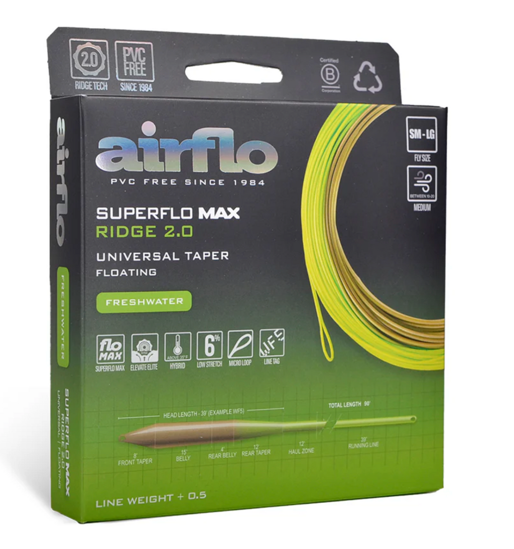 Airflo SUPERFLO MAX RIDGE 2.0 - UNIVERSAL TAPER Lines