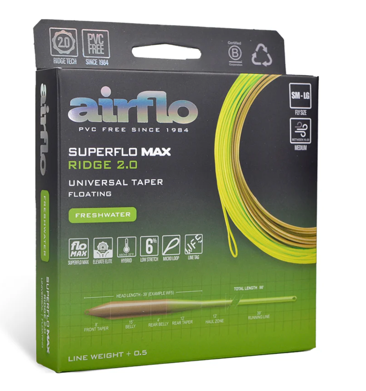 Airflo SUPERFLO MAX RIDGE 2.0 - UNIVERSAL TAPER Lines
