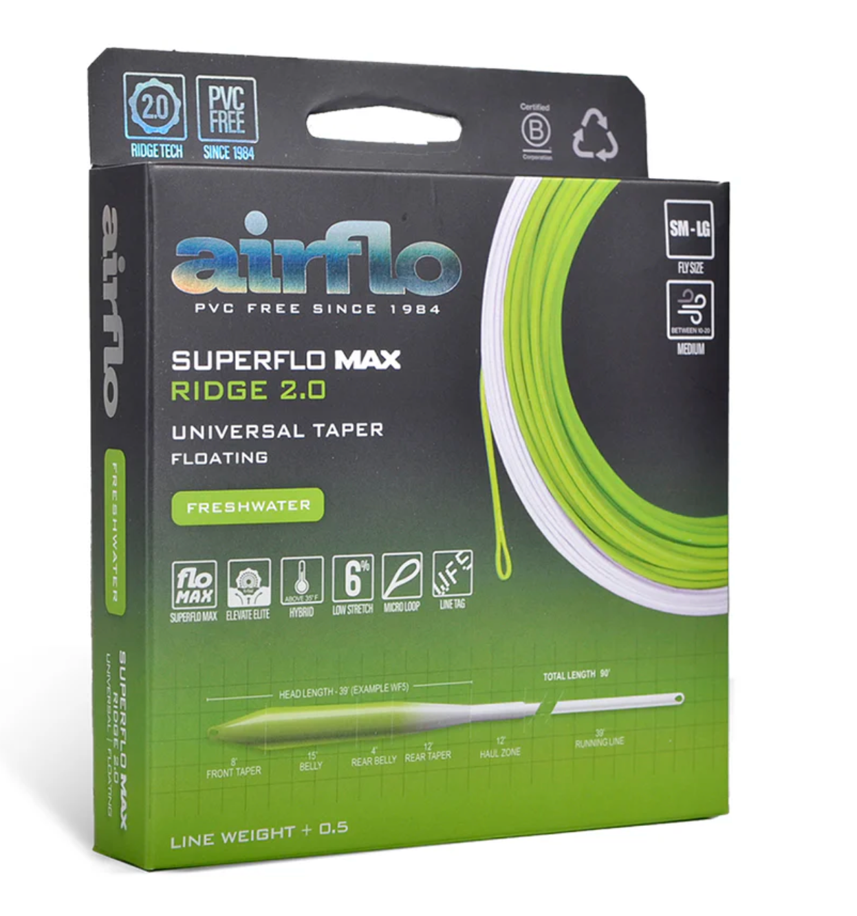 Airflo SUPERFLO MAX RIDGE 2.0 - UNIVERSAL TAPER Lines