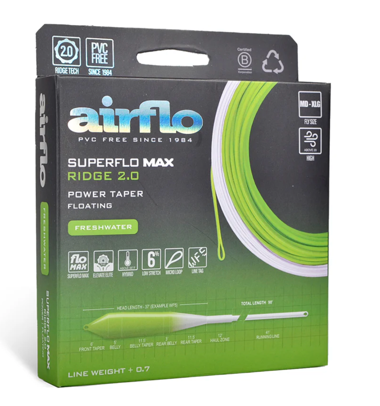 Airflo SUPERFLO MAX RIDGE 2.0 - TACTICAL TAPER Lines