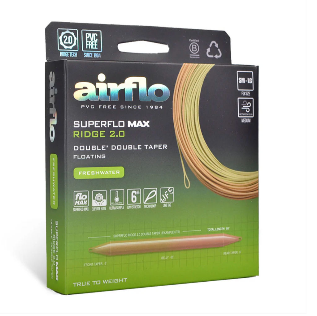 Airflo SUPERFLO MAX RIDGE 2.0 - DOUBLE' DOUBLE TAPER Lines