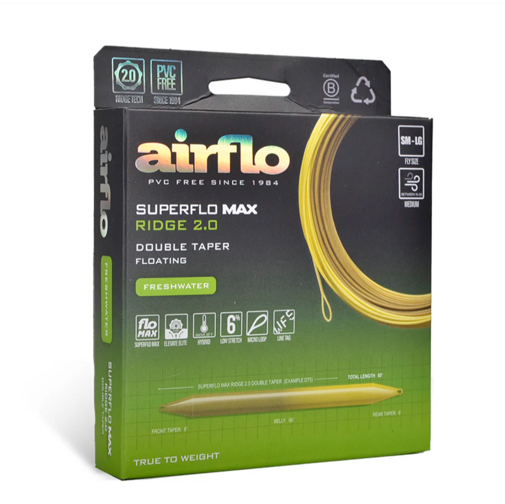 Airflo SUPERFLO MAX RIDGE 2.0 - DOUBLE TAPER Lines