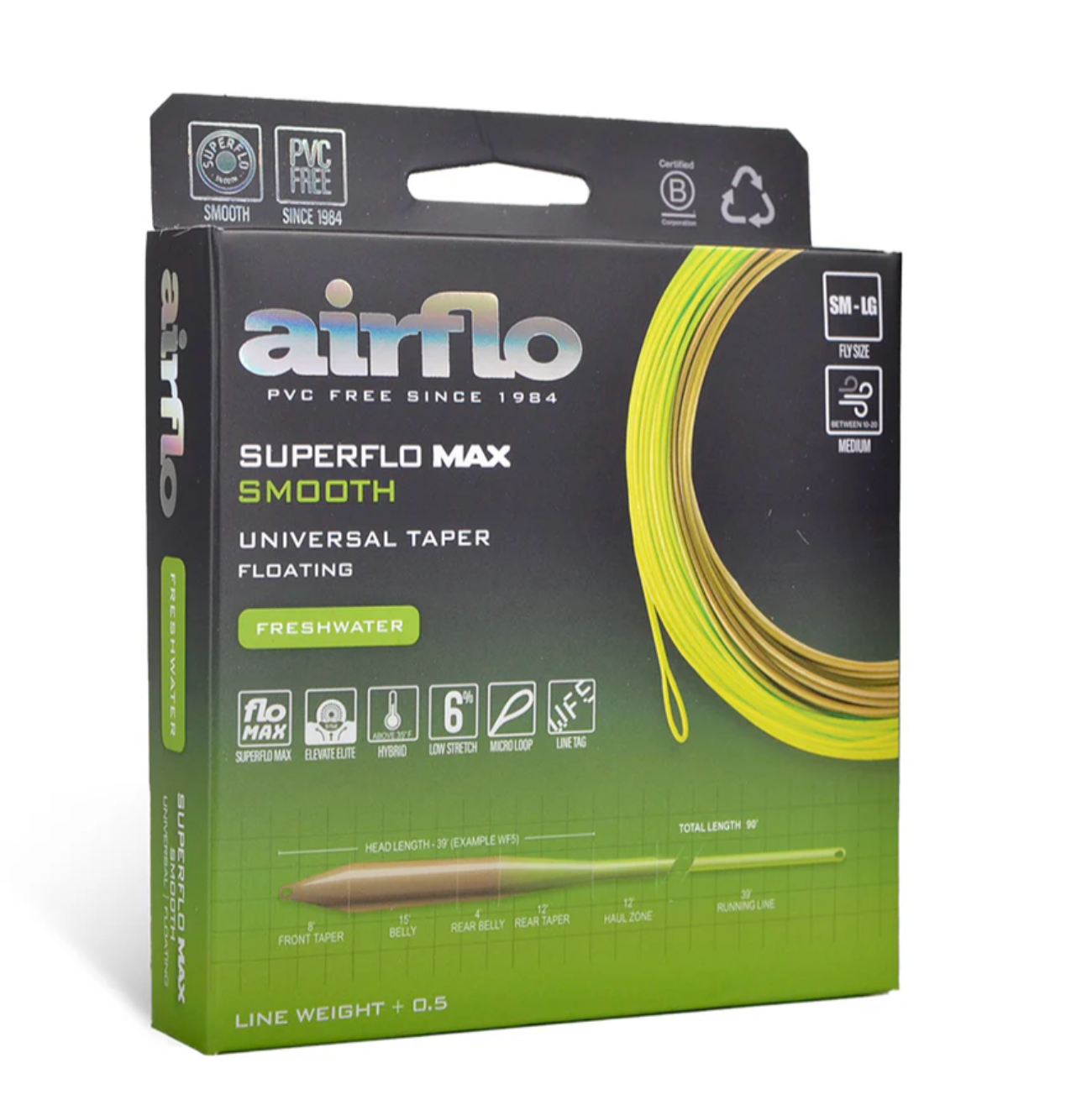 Airflo SUPERFLO MAX SMOOTH - UNIVERSAL TAPER Lines