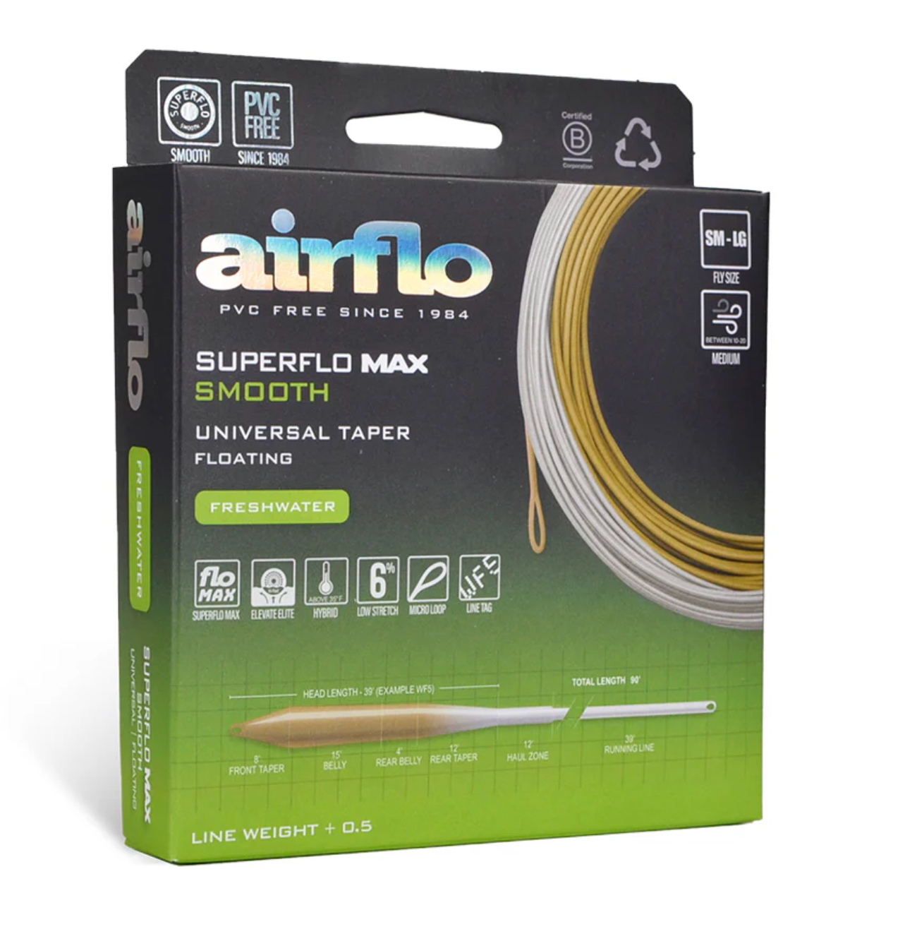 Airflo SUPERFLO MAX SMOOTH - UNIVERSAL TAPER Lines