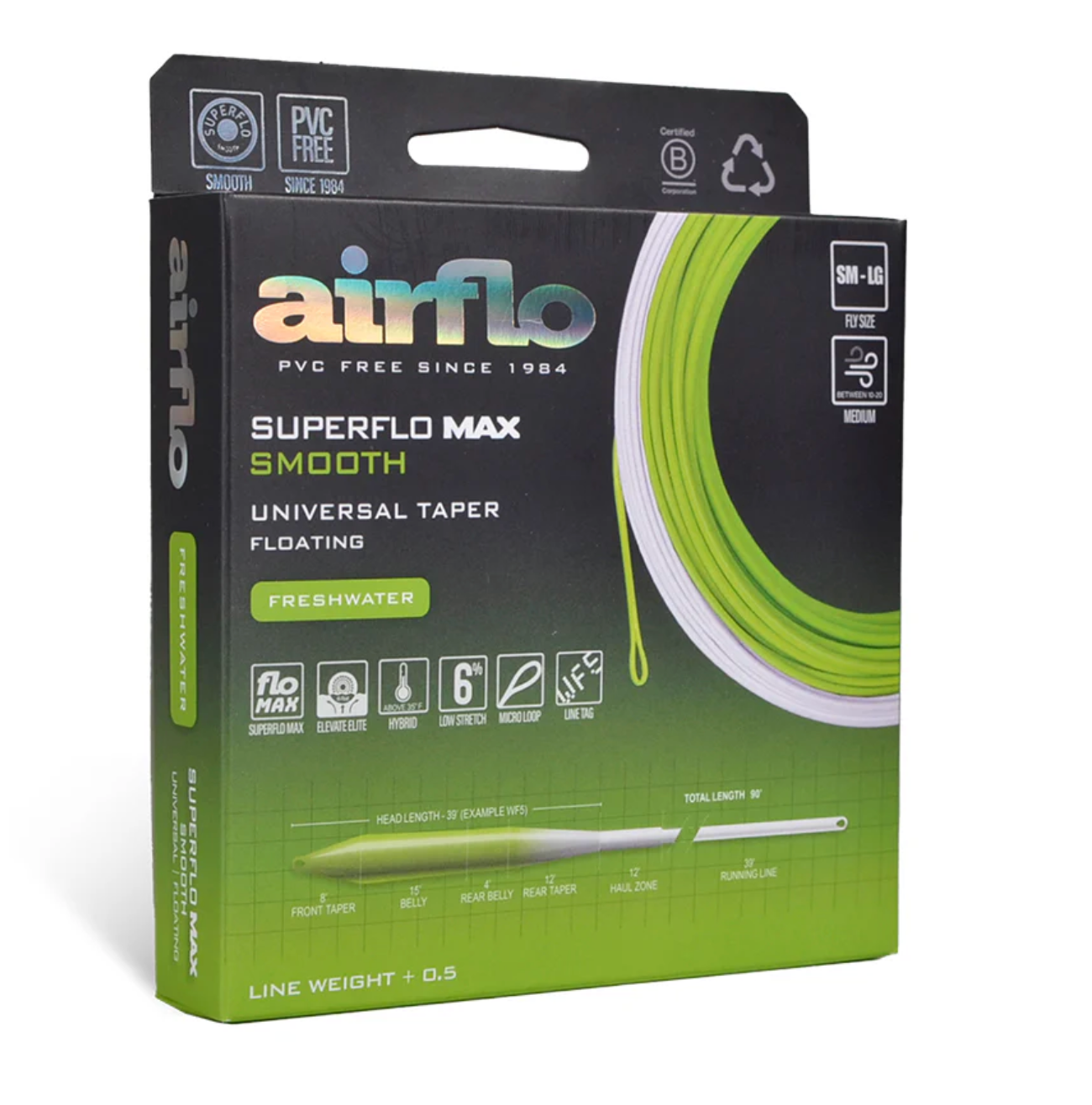 Airflo SUPERFLO MAX SMOOTH - UNIVERSAL TAPER Lines