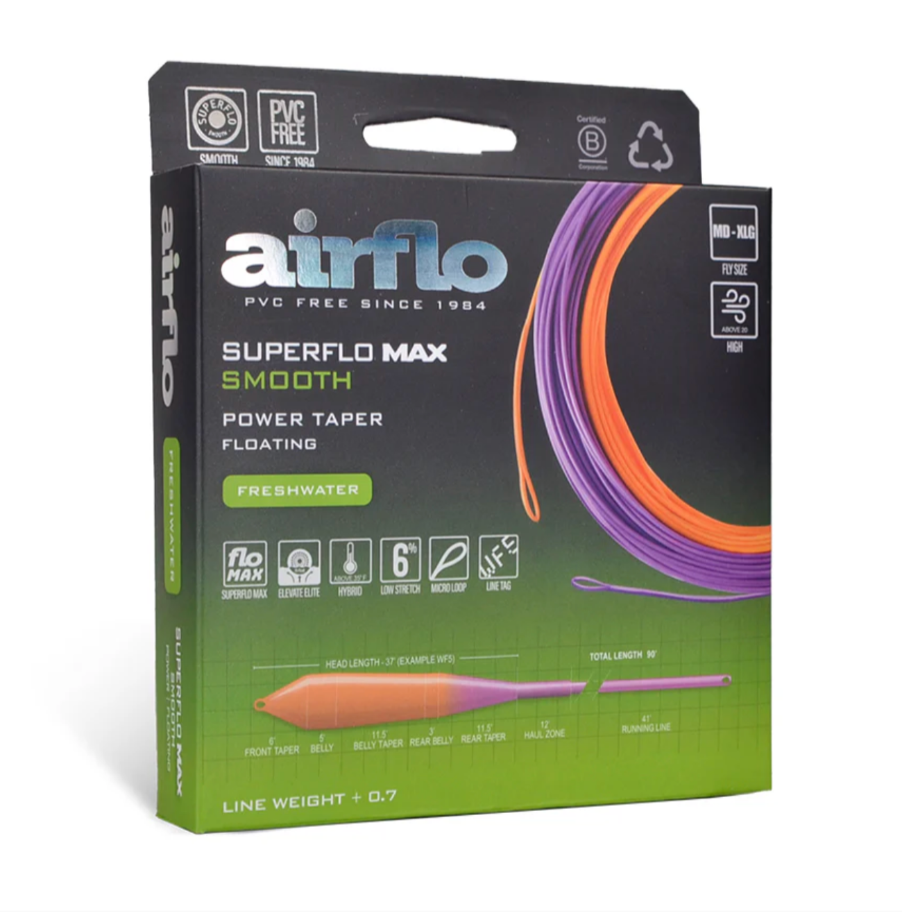 Airflo SUPERFLO MAX SMOOTH - POWER TAPER Lines
