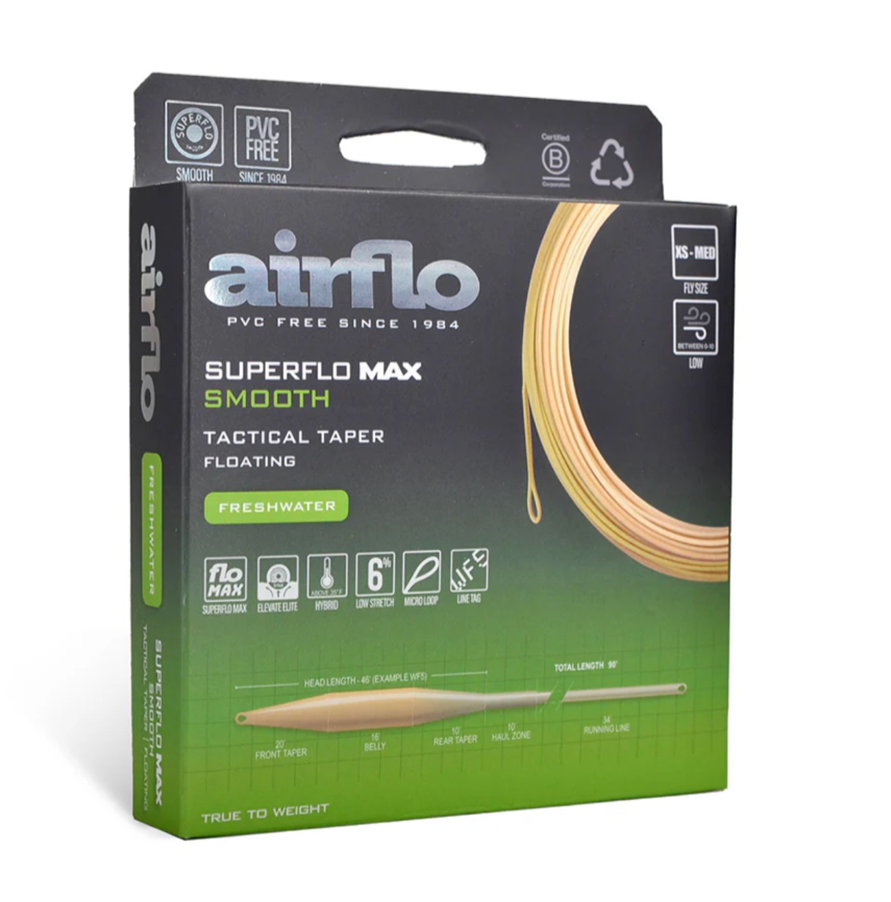 Airflo SUPERFLO MAX SMOOTH - TACTICAL TAPER Lines