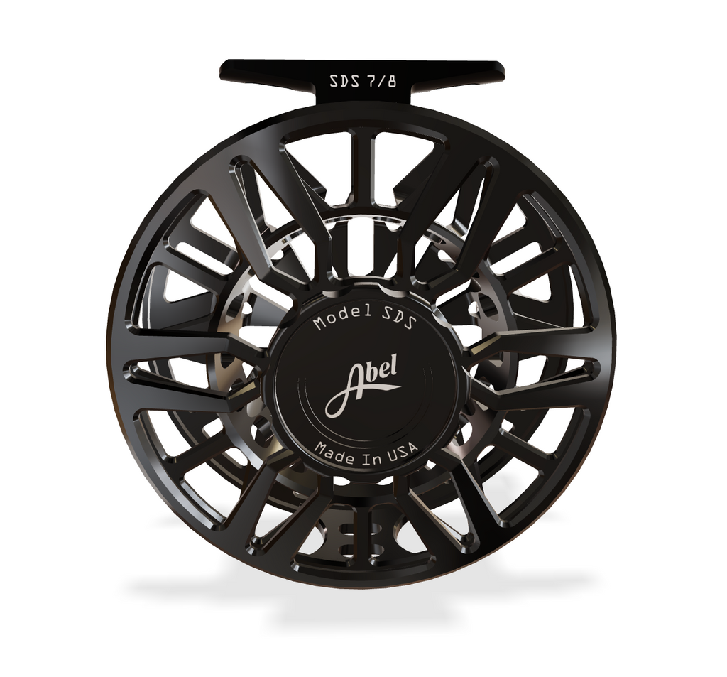 Abel SDS 7/8 Black (Black knob, Plat Handle) Reel