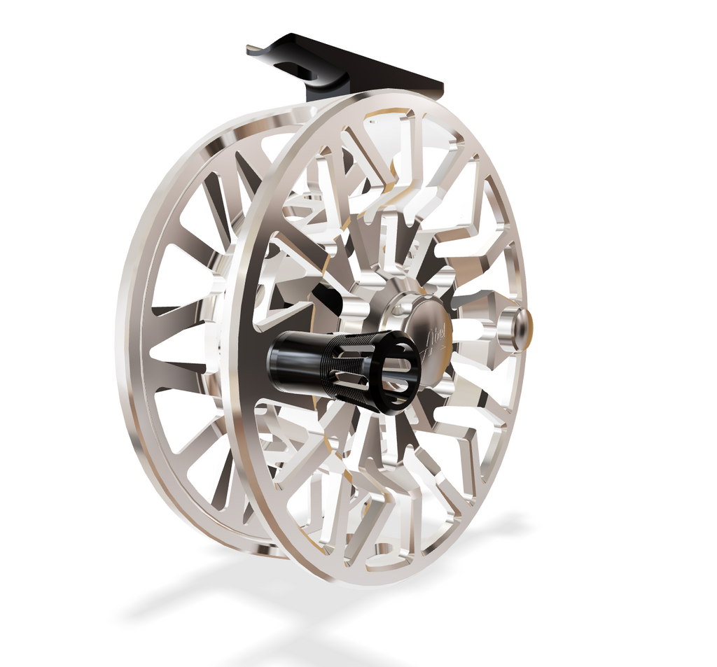 Abel SDS 11/12 Plat (Black Knob, Black Handle) Reel