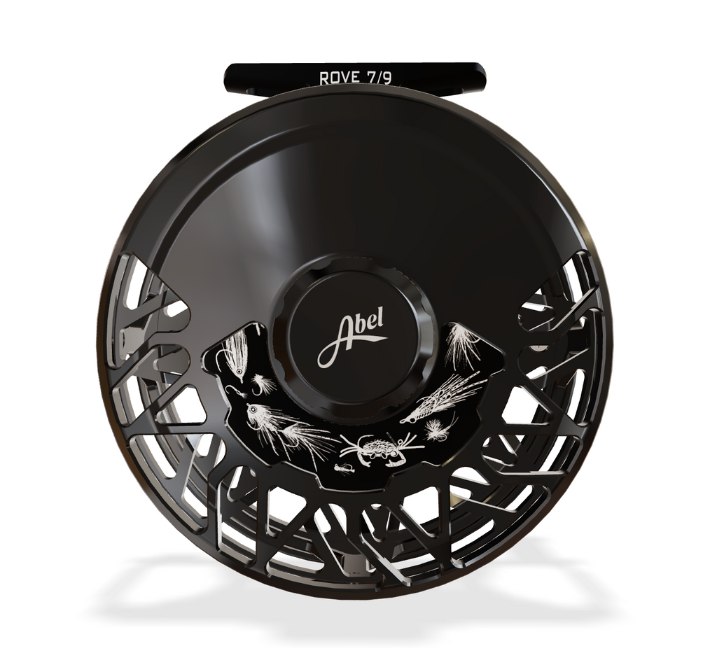 Abel Rove 7/9 Black (Black knob, Black Handle) Reel