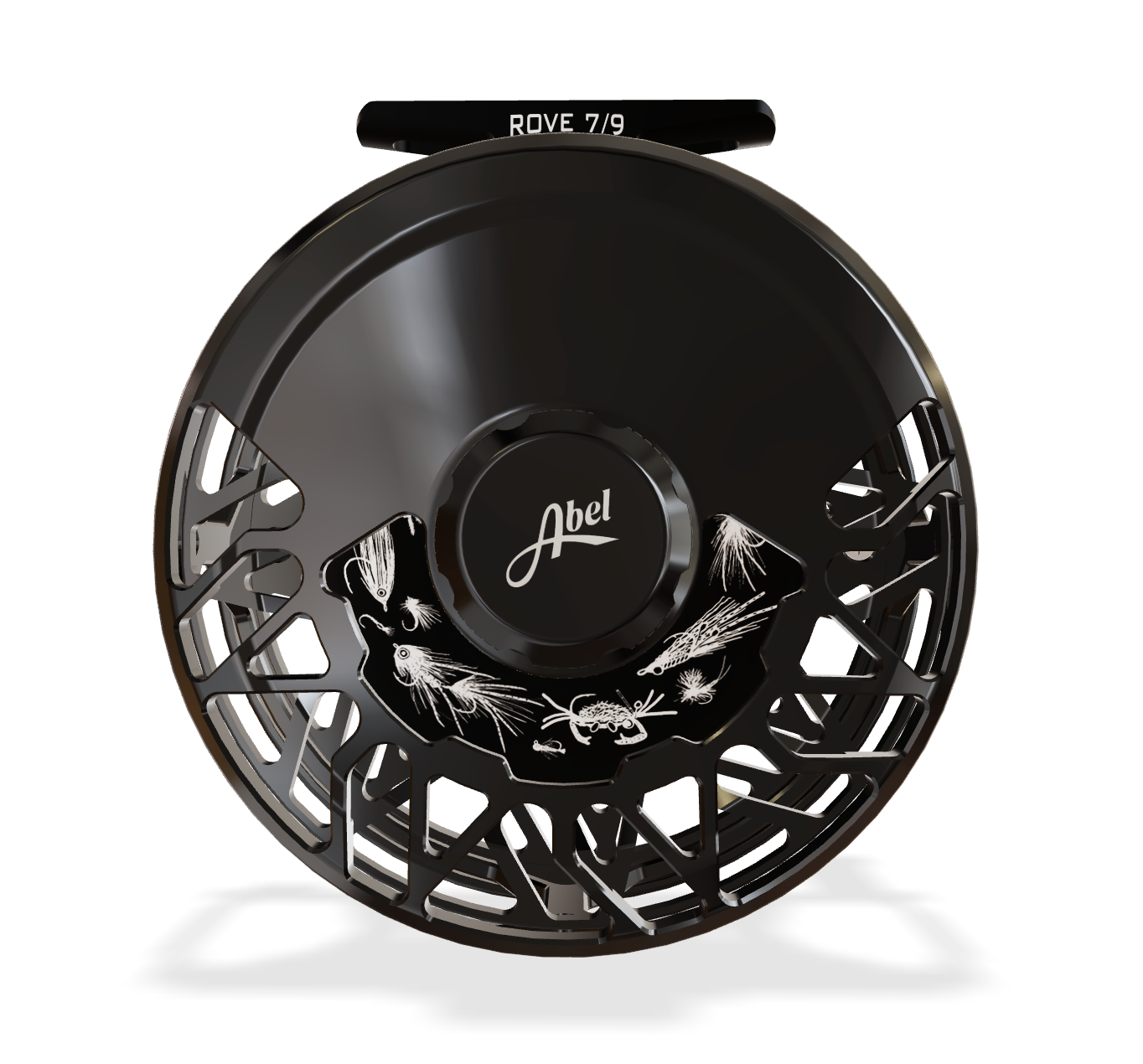 Abel Rove 7/9 Black (Black knob, Black Handle) Reel