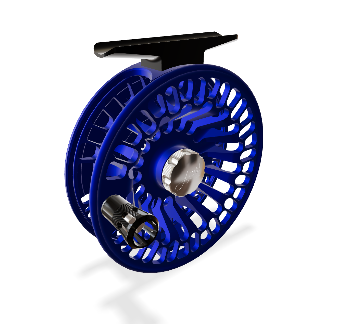 Abel TR 4/5 Satin Blue (Black Handle) Reel