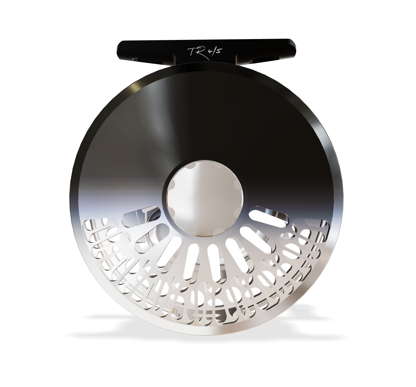 Abel TR 4/5 Black/Grey Fade (Black Handle) Reel