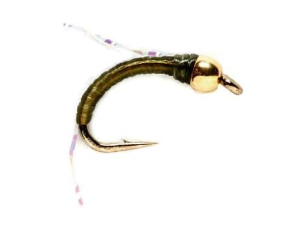 Fulling Mill Bead Head Micro Midge Olive 12 or 60 pack Deal