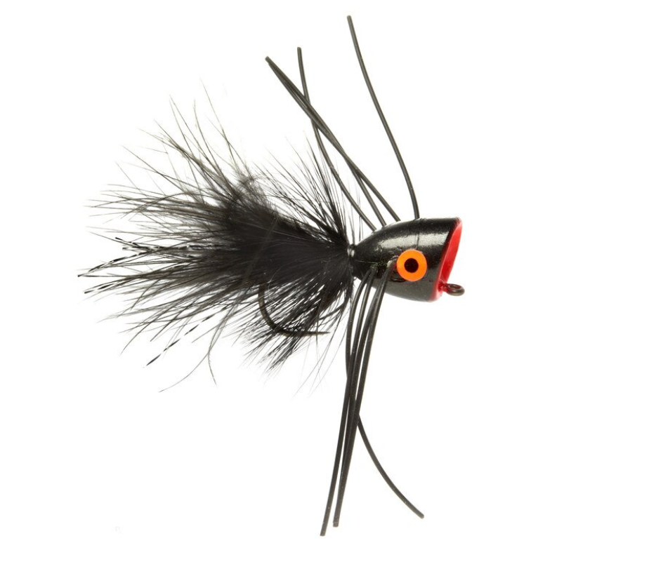 Fullingmill Boss Bug Popper Black sz 4