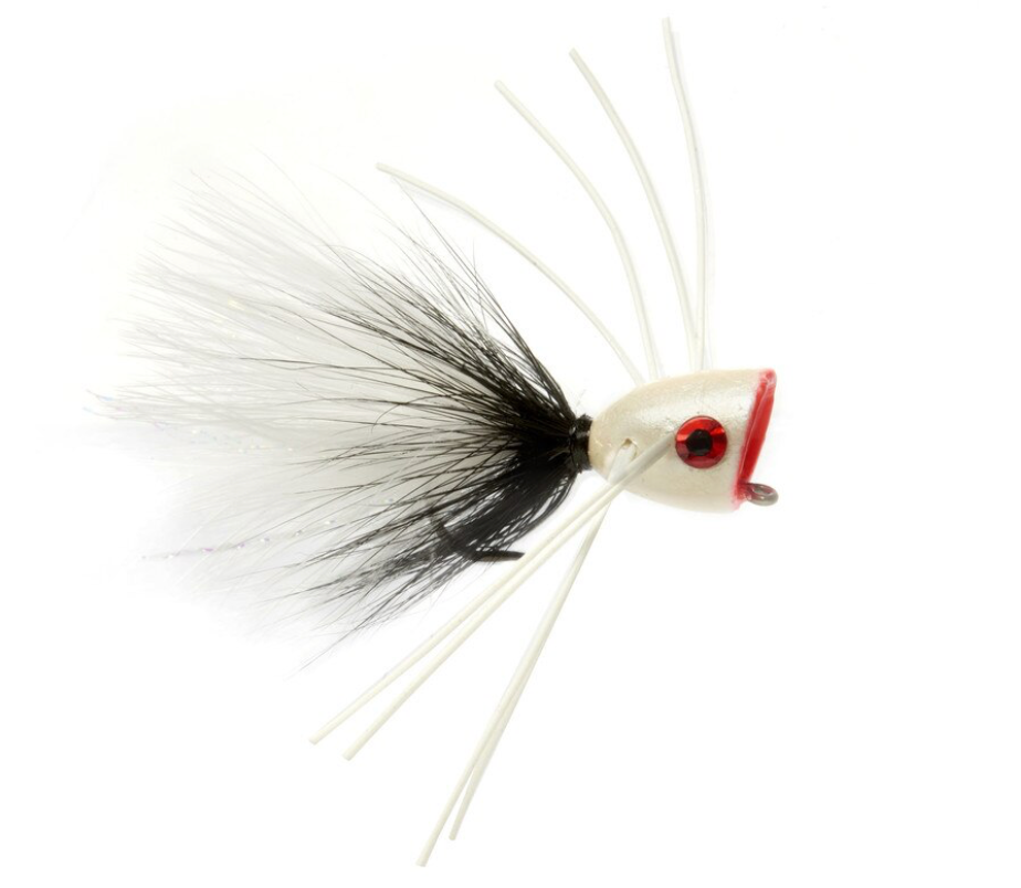 Fullingmill Boss Bug Popper Bone White sz 6