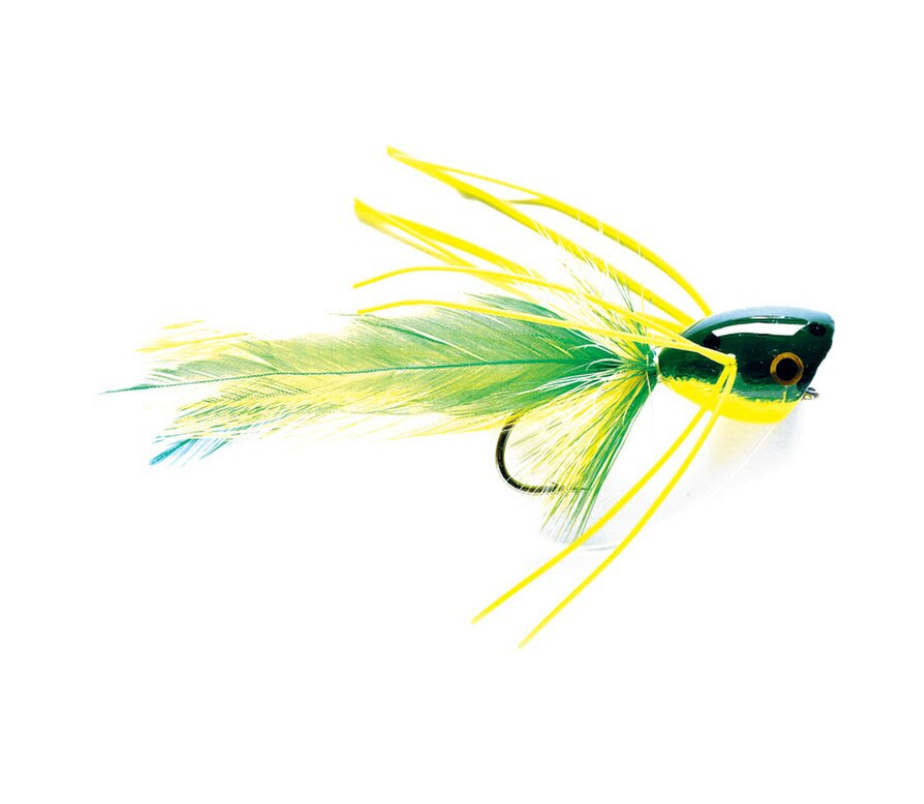 Fullingmill Bass Popper Frog sz 1/0