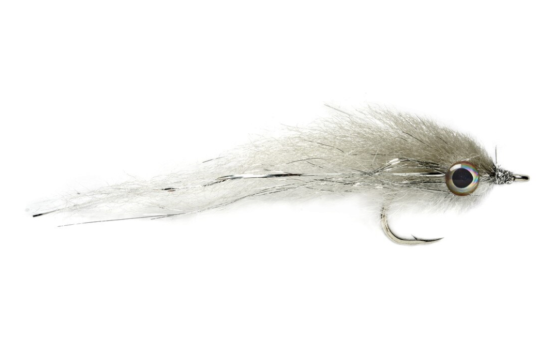 Fullingmill Salty Mullet Gray & White 2/0