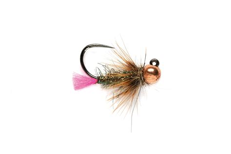 Fullingmill Pink Tag Jig Barbless Nymph