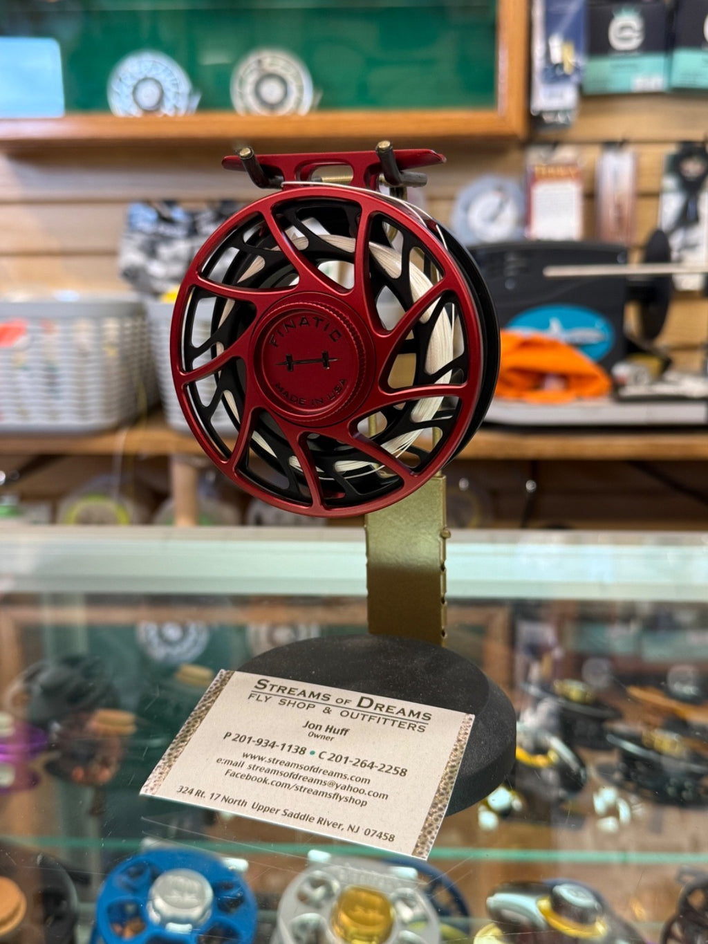 Hatch Fanatic 5+ Red/Black edition Fly reel !MINT CONDITION!