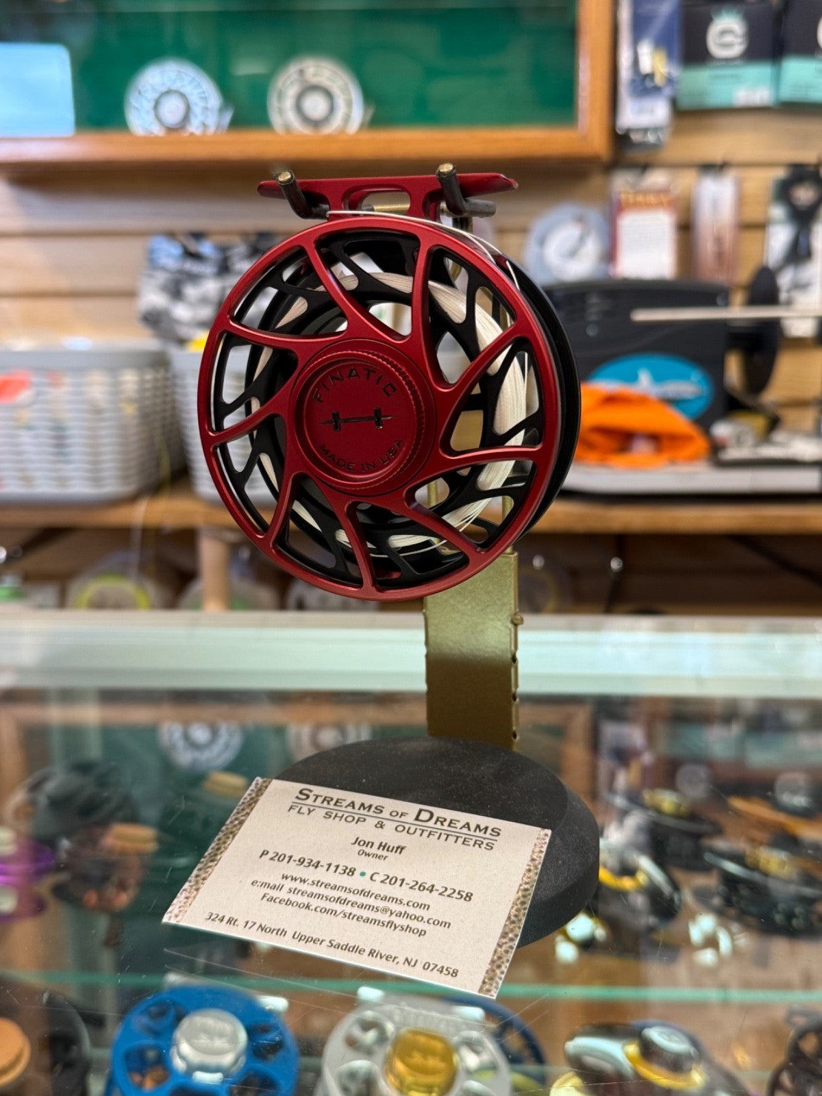 Hatch Fanatic 5+ Red/Black edition Fly reel !MINT CONDITION!
