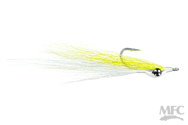 MFC Clouser Deep Minnow - Chartreuse/White 2/0